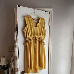 Yellow Emma & Michelle sleeveless dress